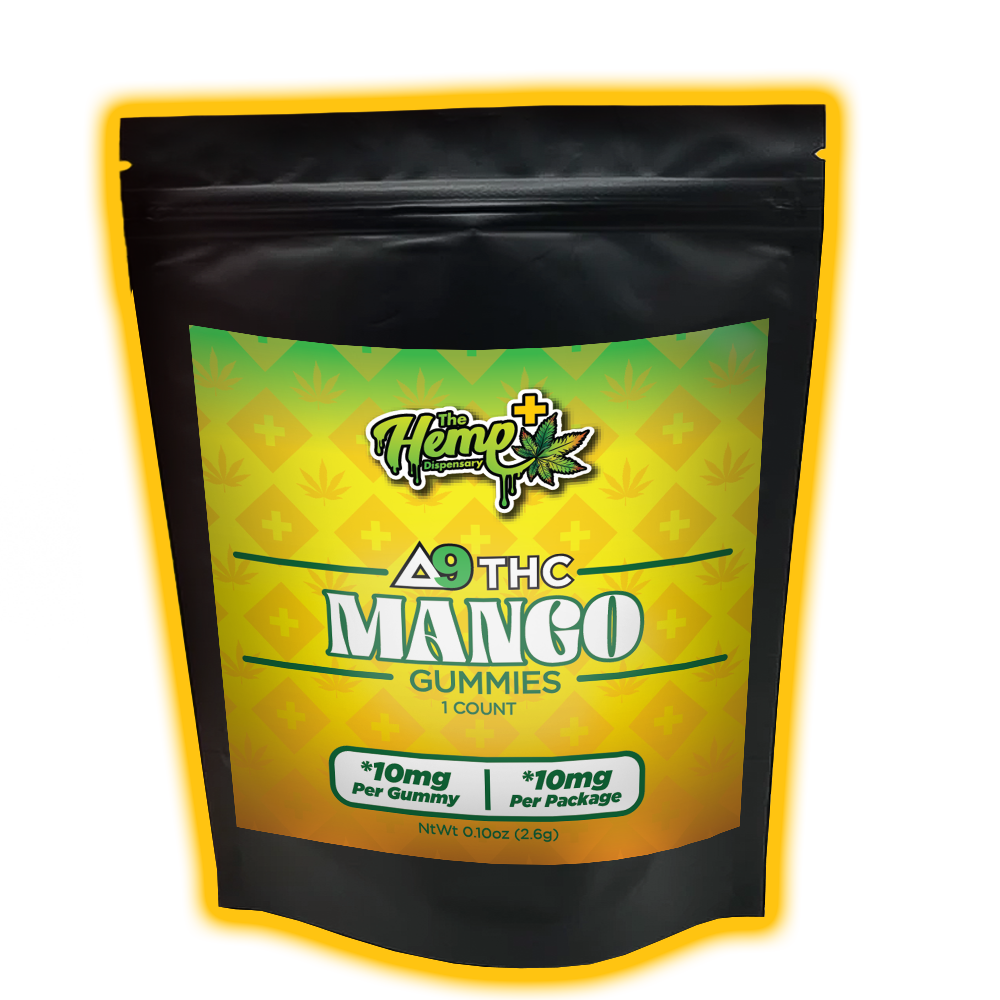 DELTA 9 THC GUMMY 10MG MANGO - SINGLE COUNT