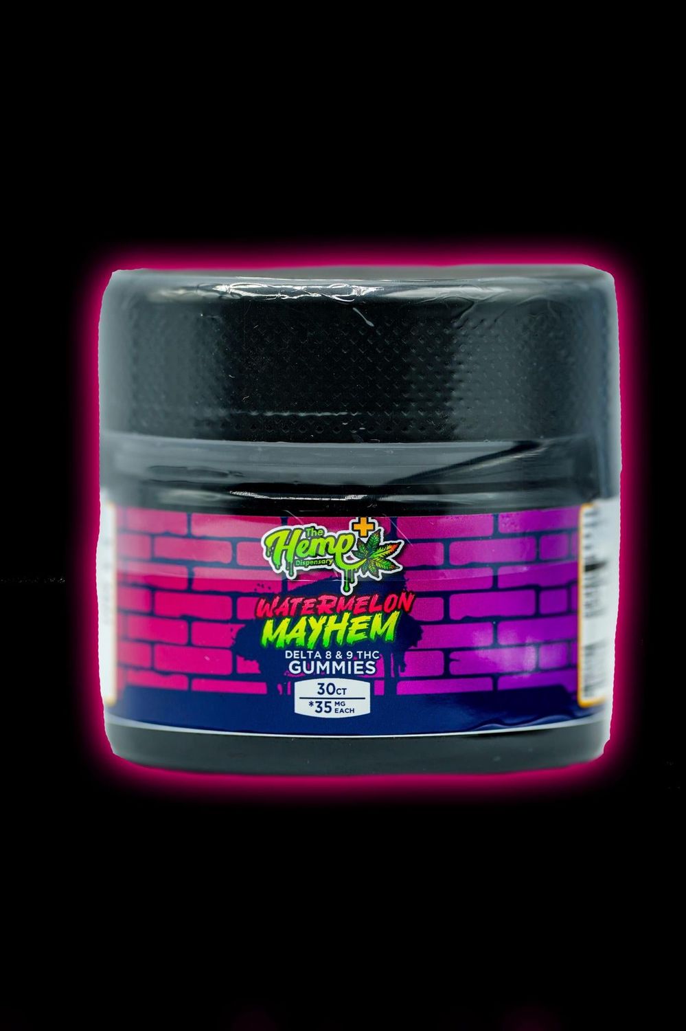 DELTA 8 THC/DELTA 9 THC GUMMIES MAYHEM 35MG WATERMELON