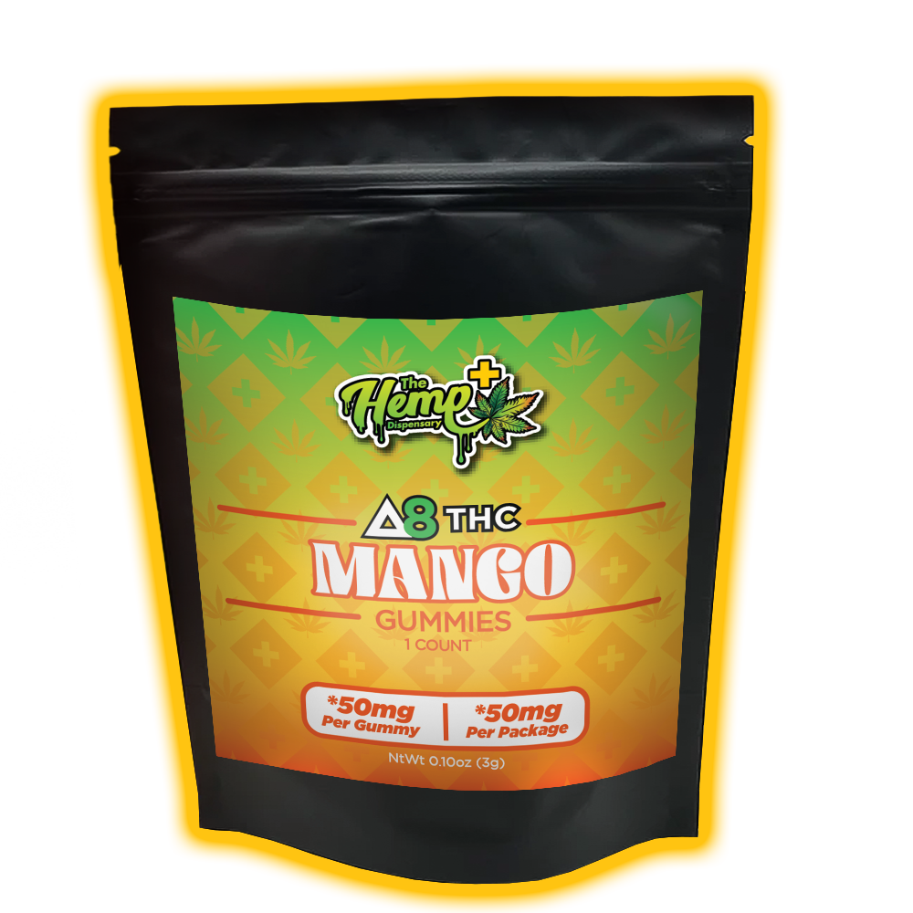DELTA 8 THC GUMMIES 50MG MANGO