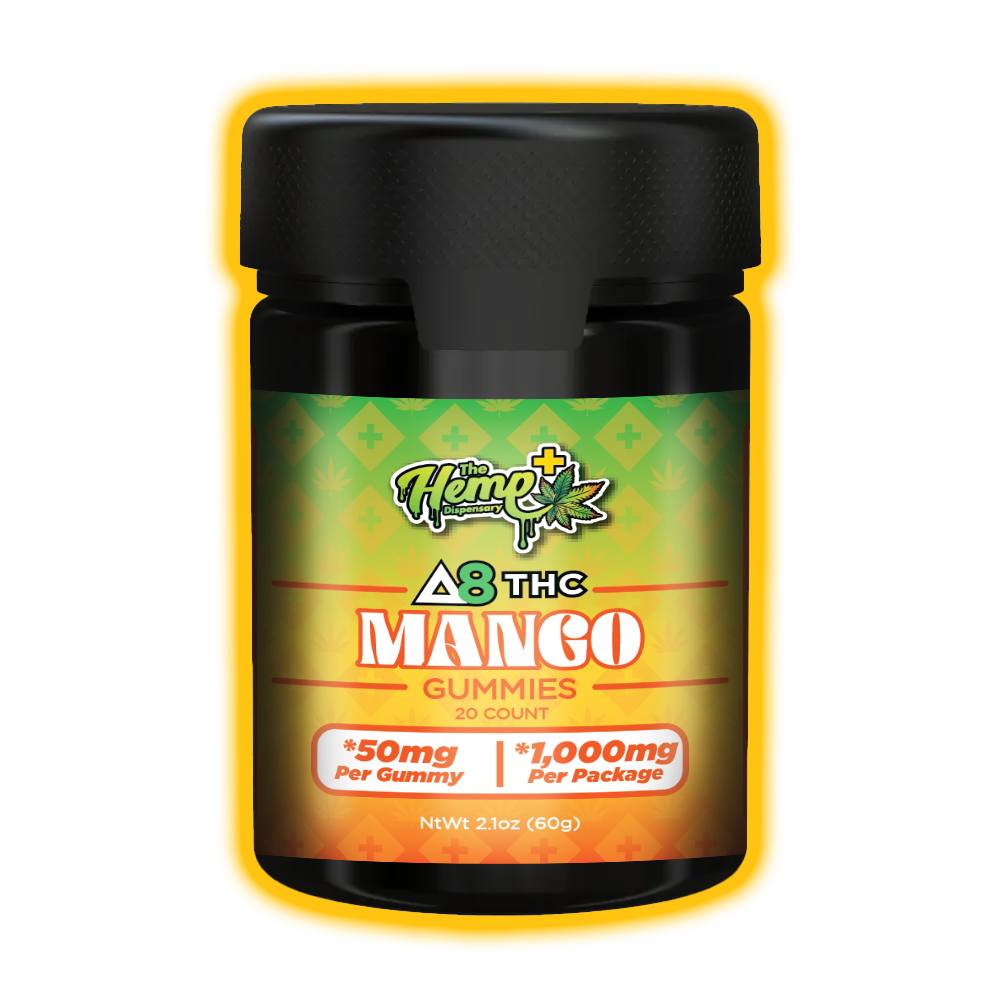 DELTA 8 THC GUMMIES 50MG MANGO