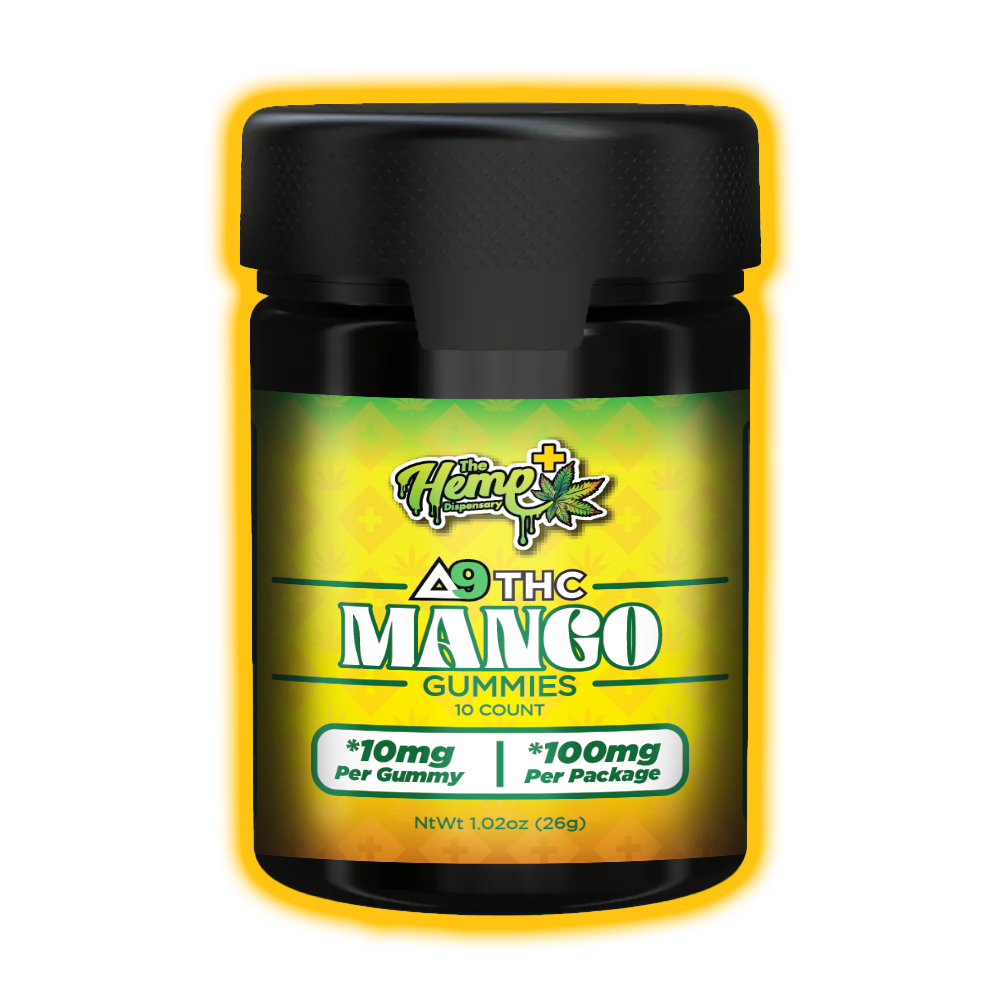 DELTA 9 THC GUMMY 10MG MANGO - SINGLE COUNT