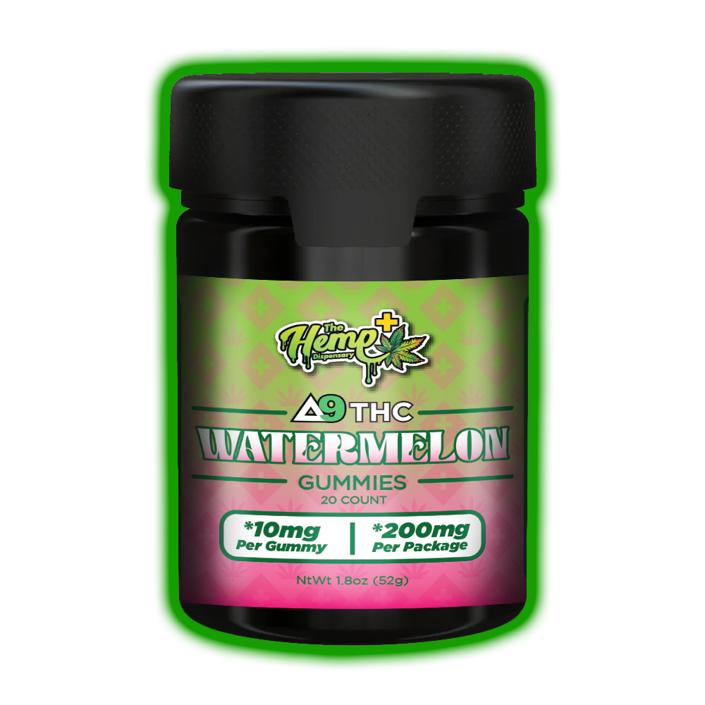 DELTA 9 THC GUMMY 10MG WATERMELON - SINGLE COUNT