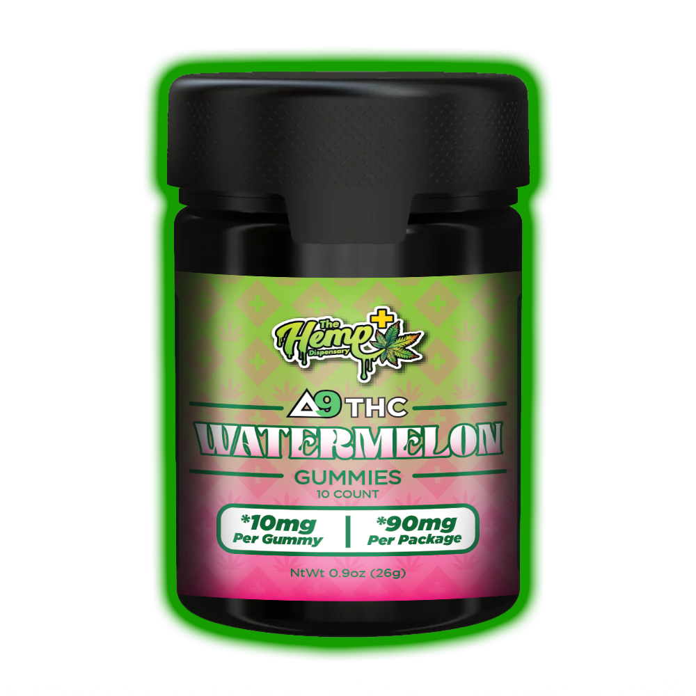 DELTA 9 THC GUMMY 10MG WATERMELON - SINGLE COUNT