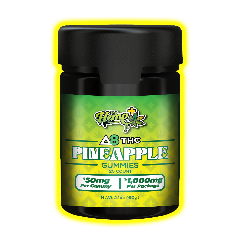DELTA 8 THC GUMMIES 50MG PINEAPPLE