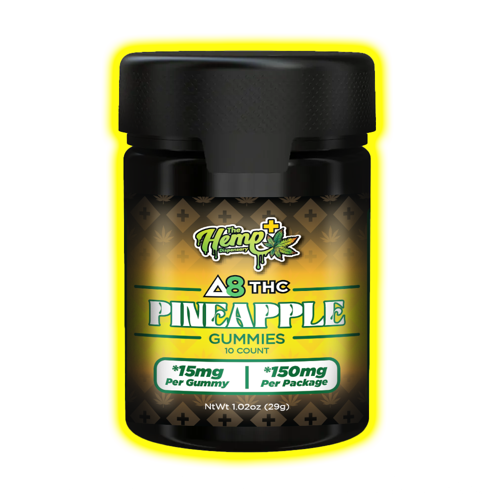 DELTA 8 THC GUMMIES 15MG PINEAPPLE