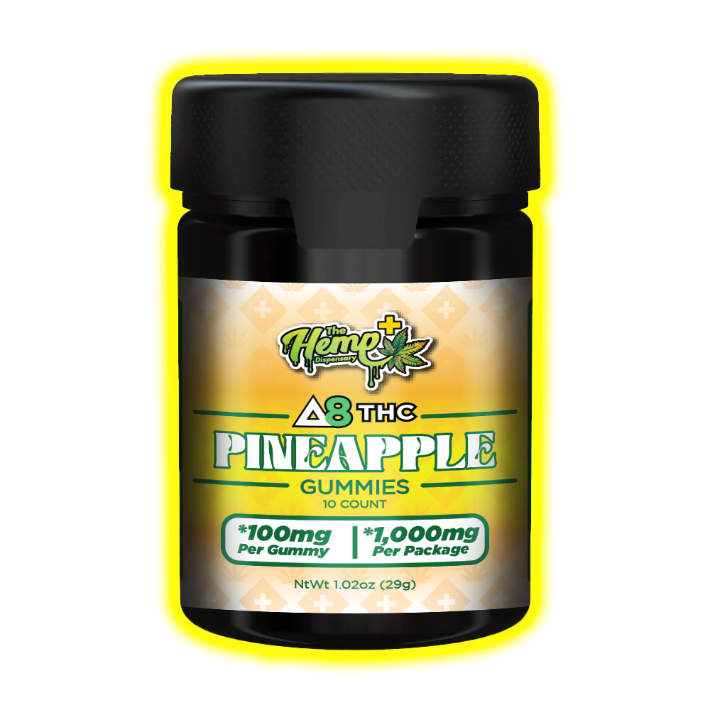 DELTA 8 THC GUMMIES 100MG PINEAPPLE
