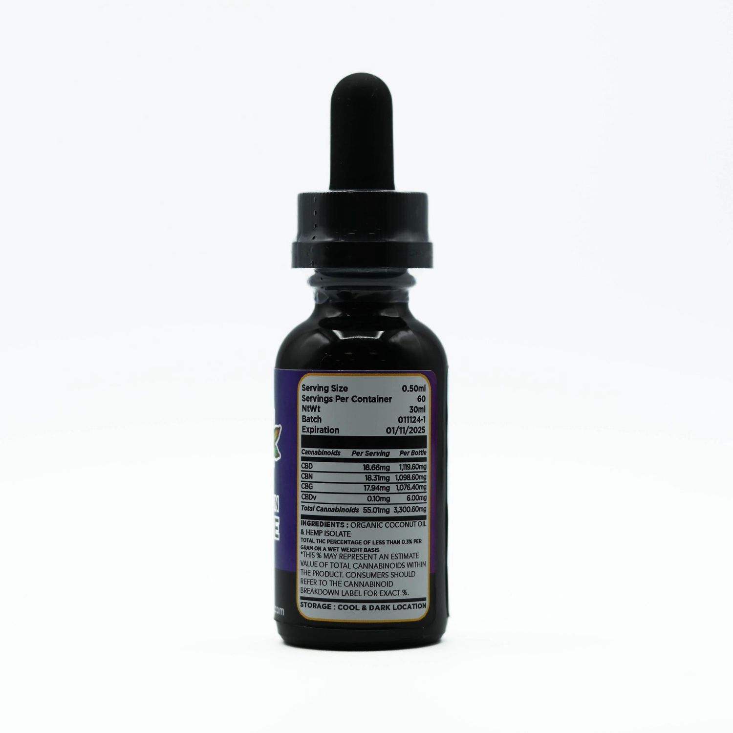 CBD/CBG/CBN TINCTURE