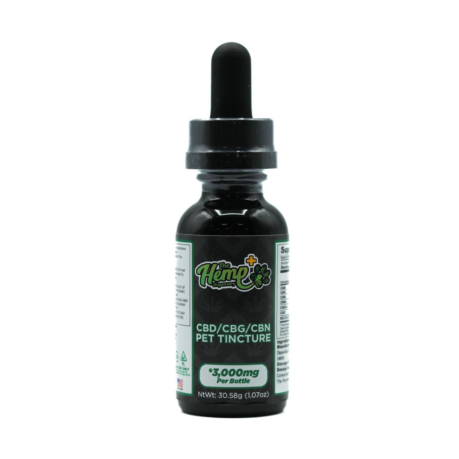 CBD/CBG/CBN PET TINCTURE