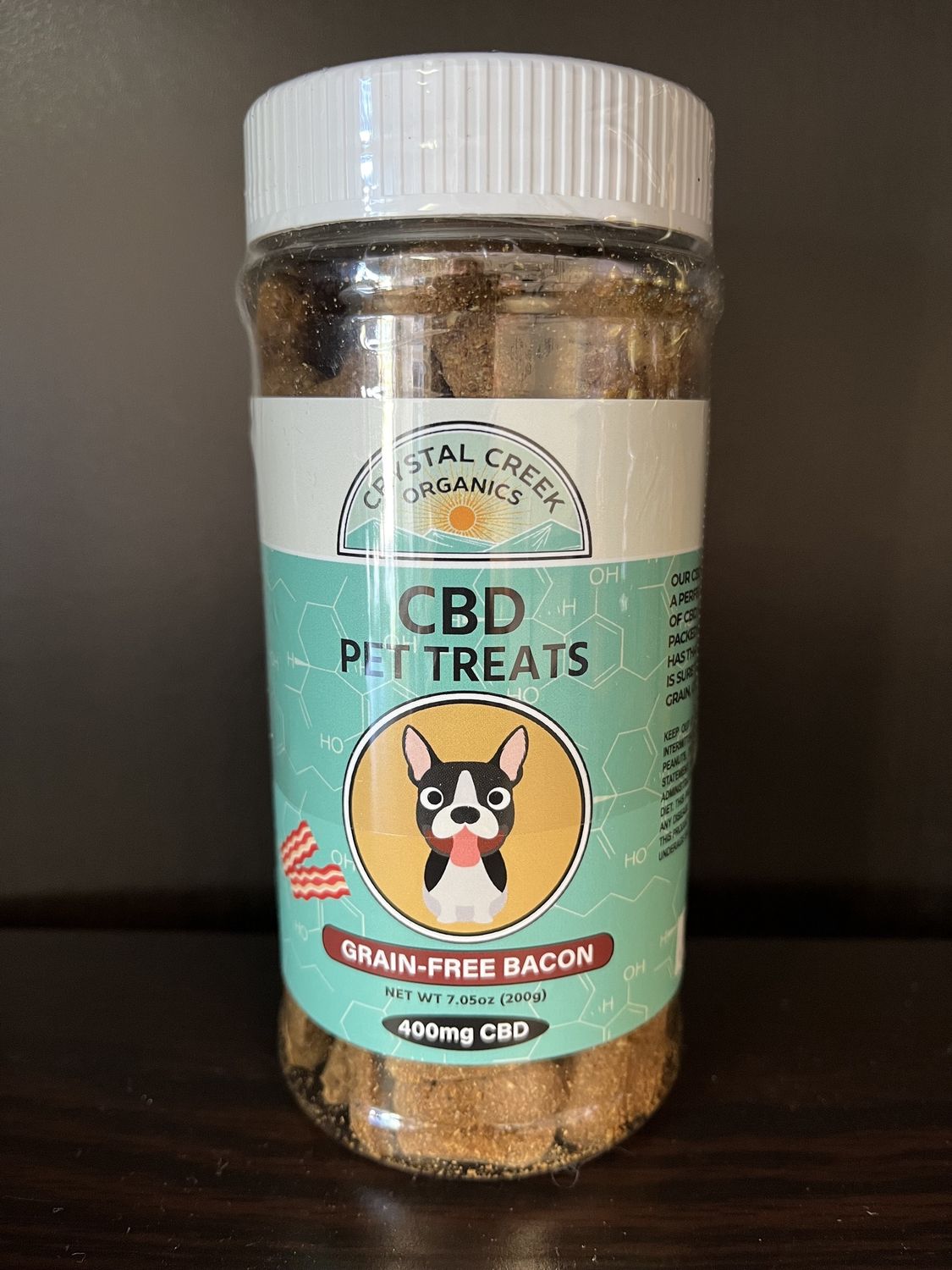 GRAIN FREE CBD PET TREATS  BACON