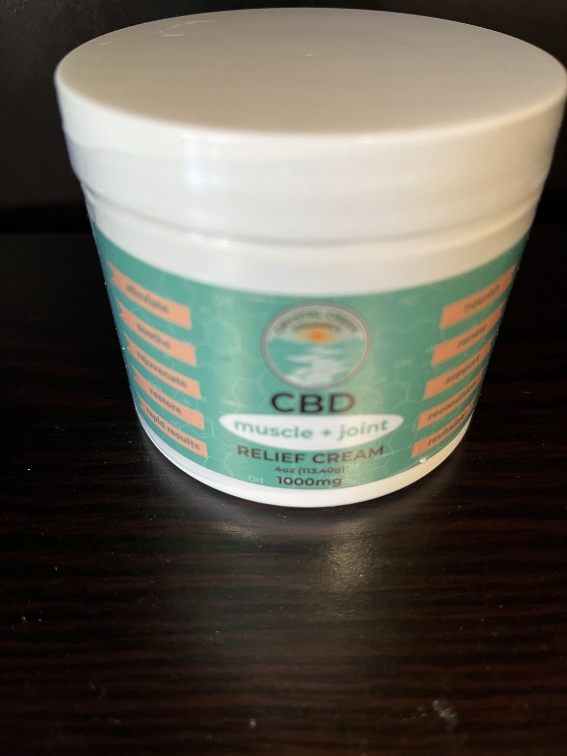 CBD MUSCLE &amp; JOINT RELIEF CREAM 1000MG