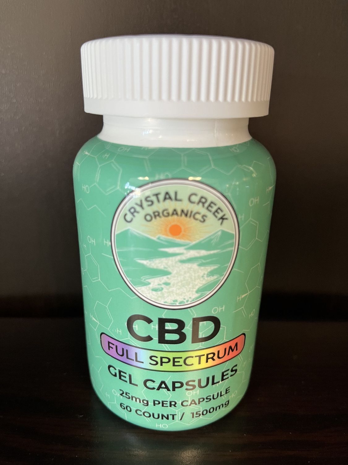CBD FULL SPECTRUM GEL CAPSULES 25MG