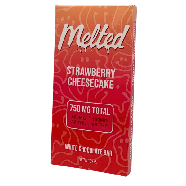 DELTA 8 THC/DELTA 9 THC CHOCOLATE BAR STRAWBERRY CHEESECAKE