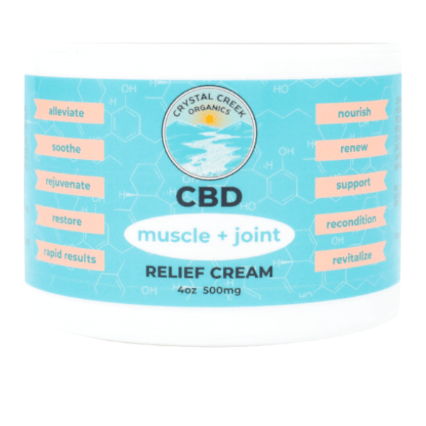 CBD MUSCLE  &amp; JOINT RELIEF CREAM 500MG