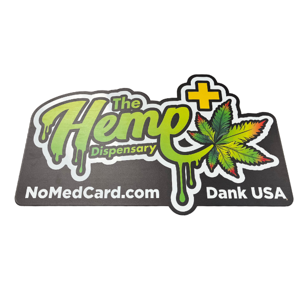 THE HEMP DISPENSARY METAL SIGN