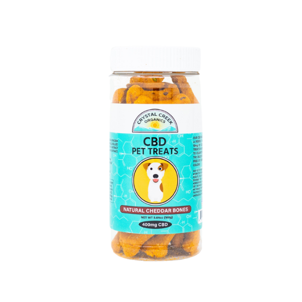 CBD PET TREATS NATURAL CHEDDAR BONES