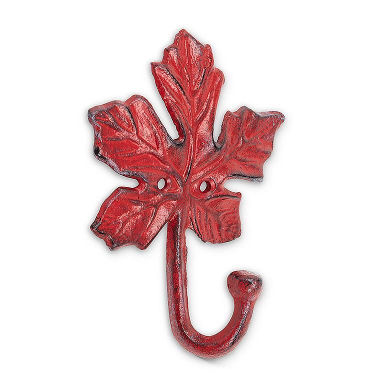 Red Maple Leaf Wall Hook