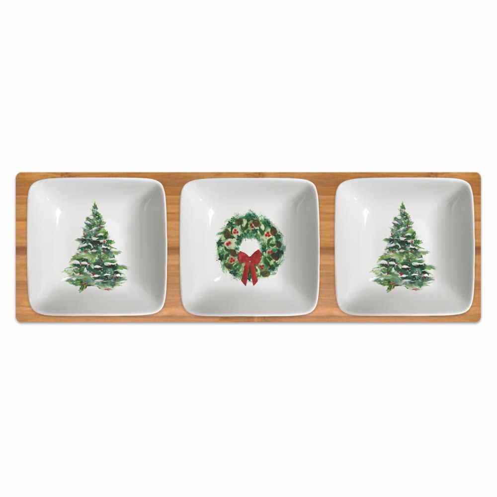 Dipping Dish - , Color: Winter Wreath