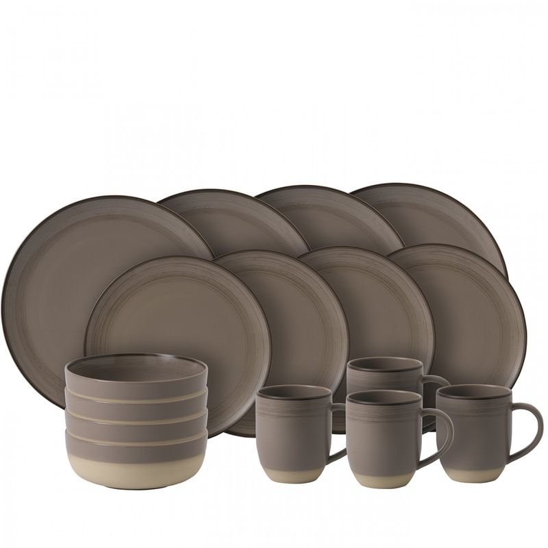 Taupe Glaze Dish Set