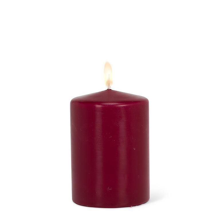 Classic Pillar Candle 2.75 X 4 - Dark Red