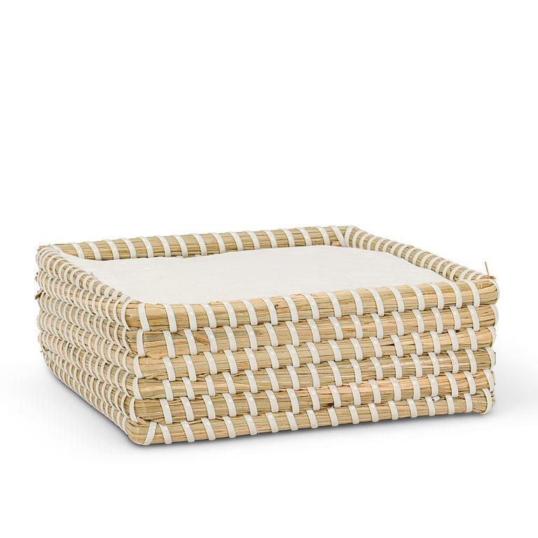 White Square Napkin Holder - 7&quot;