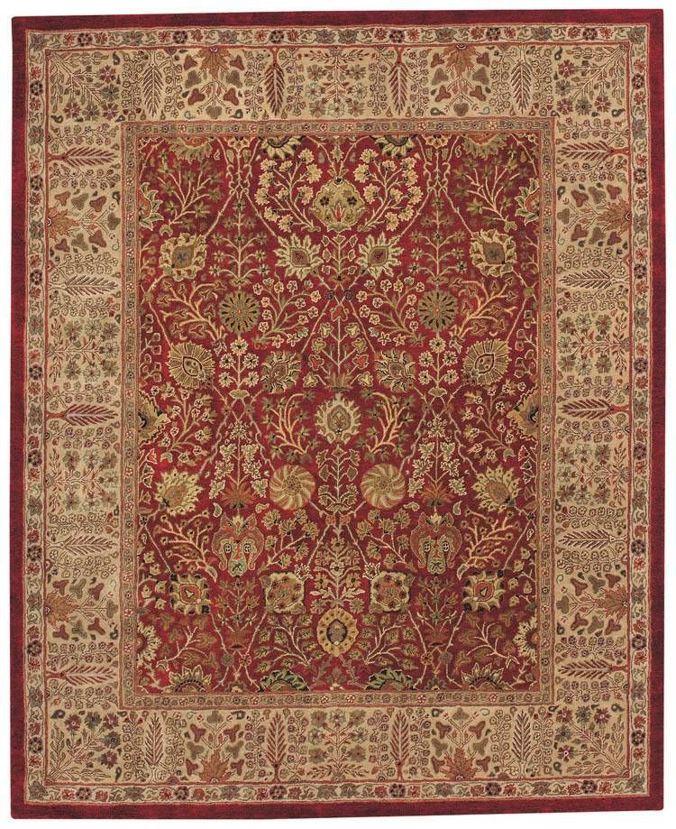 Kaimure-Persian Cedars Cinnabar Rug  4x6
