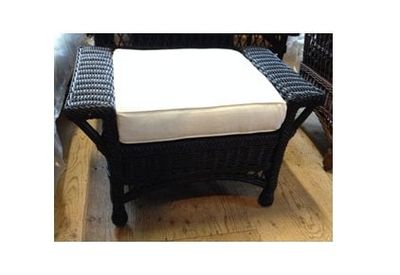 Bar Harbor Ottoman- Vintage Black (DW)