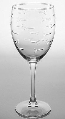 School of Fish - Wine Glass (12 oz)