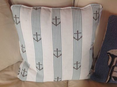 Anchor Throw Pillow
