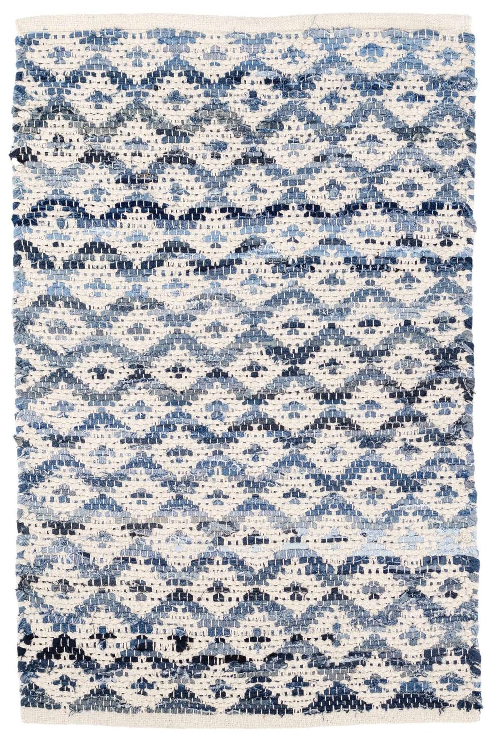 Denim Rag Rug - 