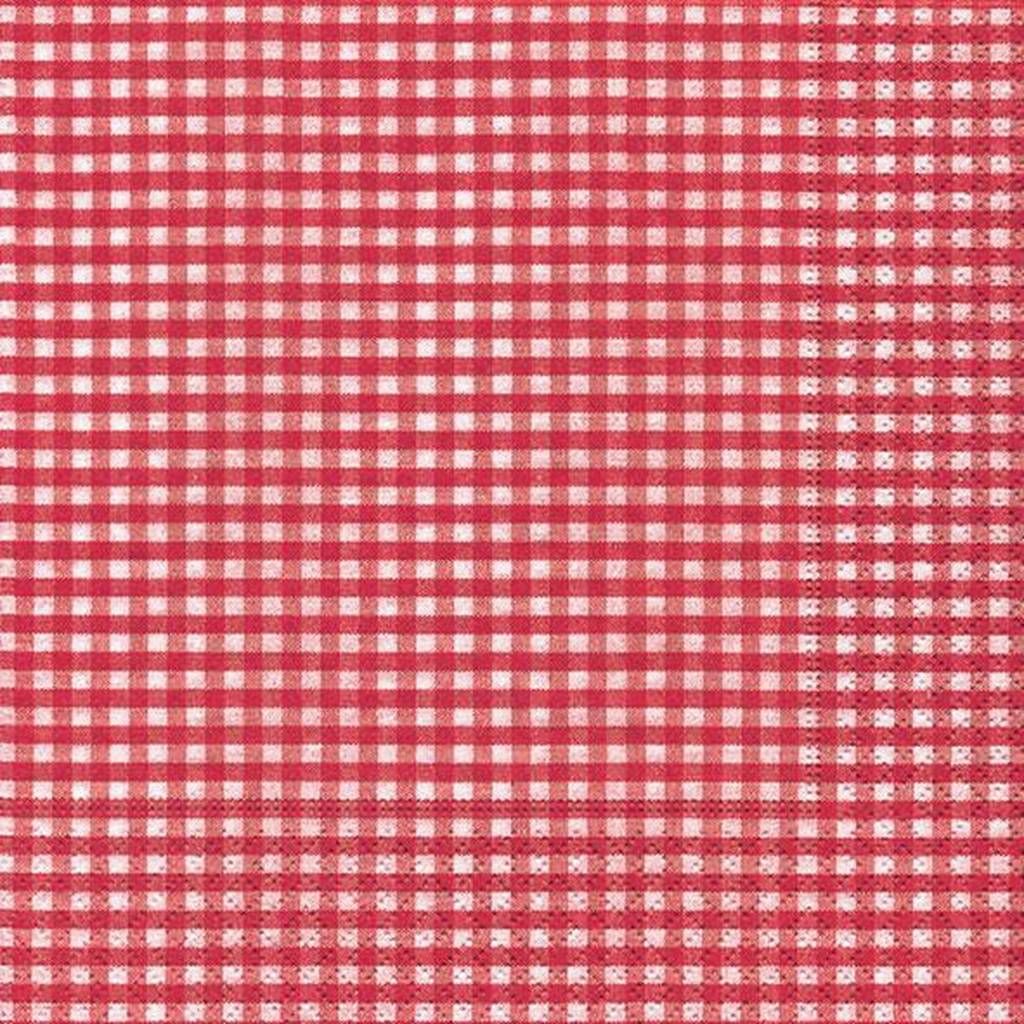 Vichy Red Luncheon Serviette - OCD