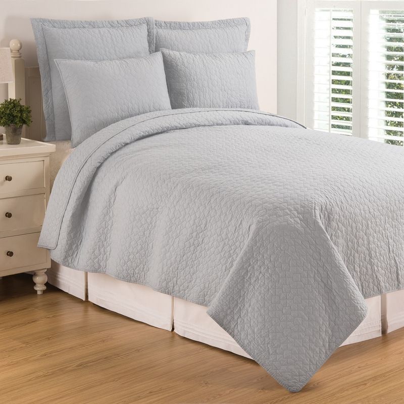 Regent Slate Quilt Set - 