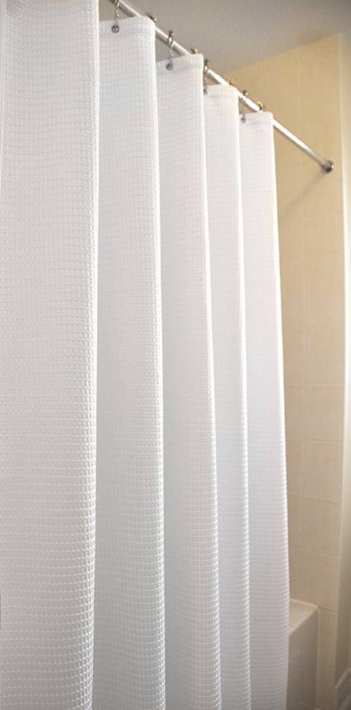 Hotel Lux Shower Curtain - White