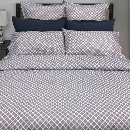 Georgia Diamond Marine Duvet Set - 