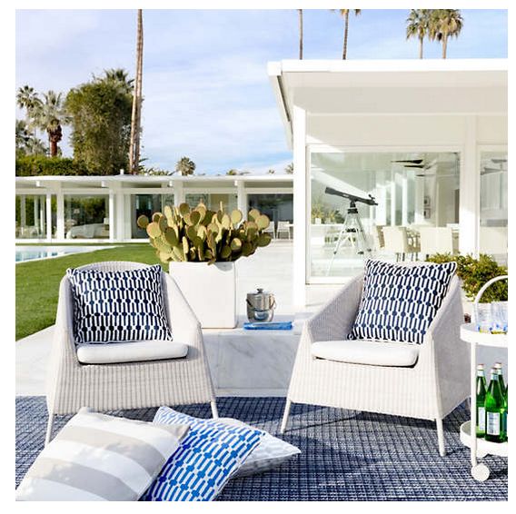 Coco Blue Indoor/Outdoor Rug - 