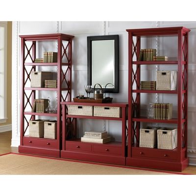 Cross Bar Bookshelf - White (TW)