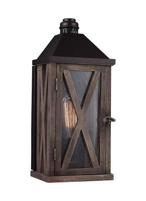 Lumiere 1 Light Exterior Sconce - DWO ORB (FES)