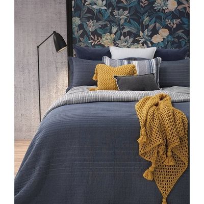 Eloi Blue Jean Quilt Set - 
