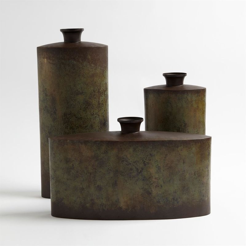 Iron Antique Bronze Canteen - 