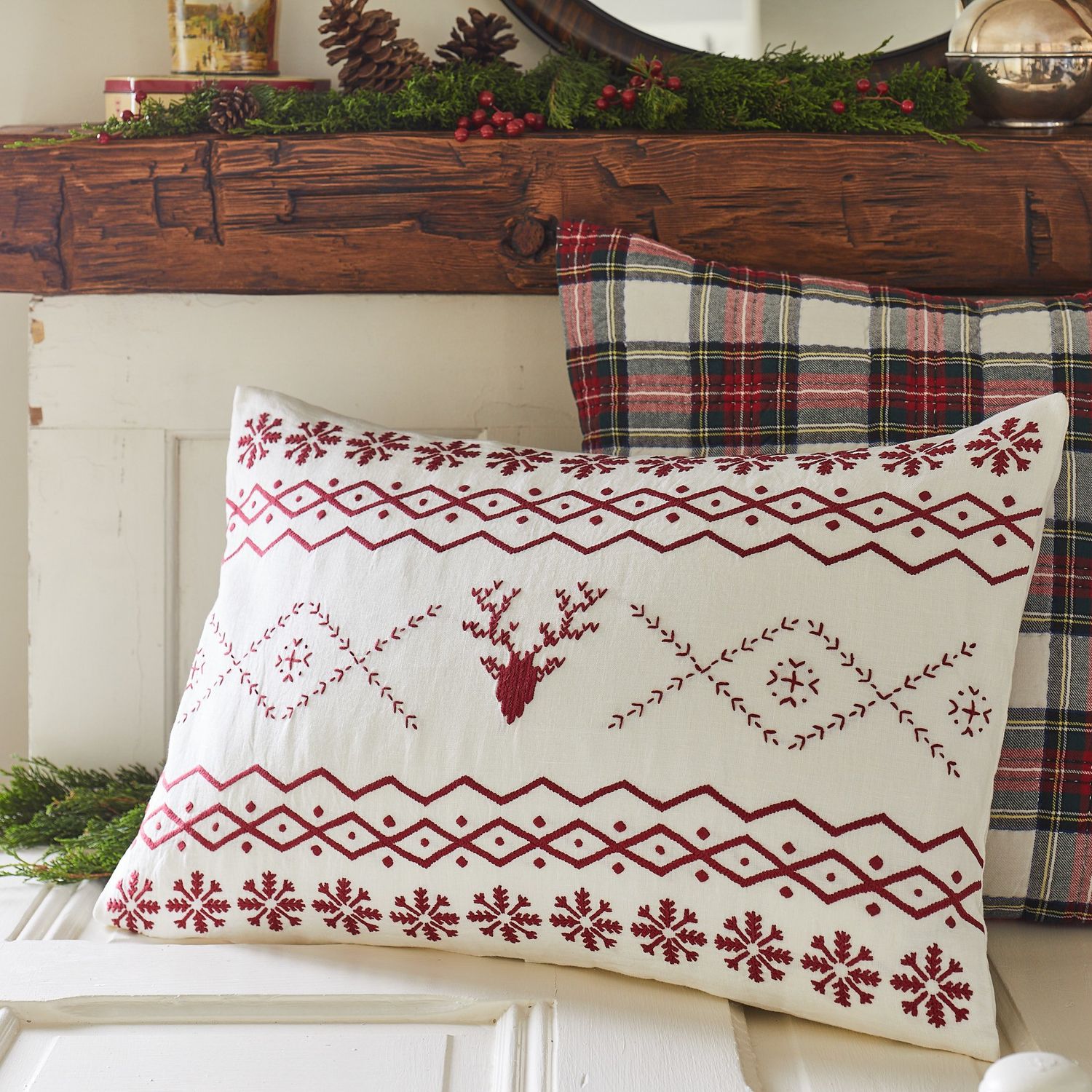 Toss Pillow - Fair Isle 16x24