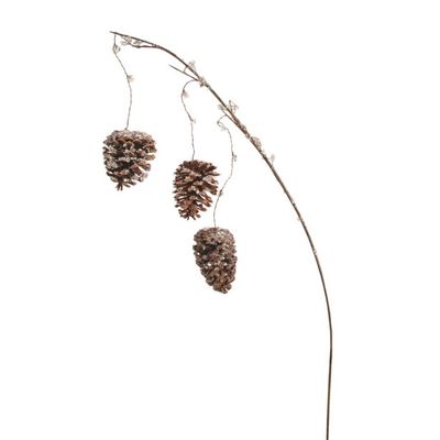 Hanging Sparkly Cones (Cand)