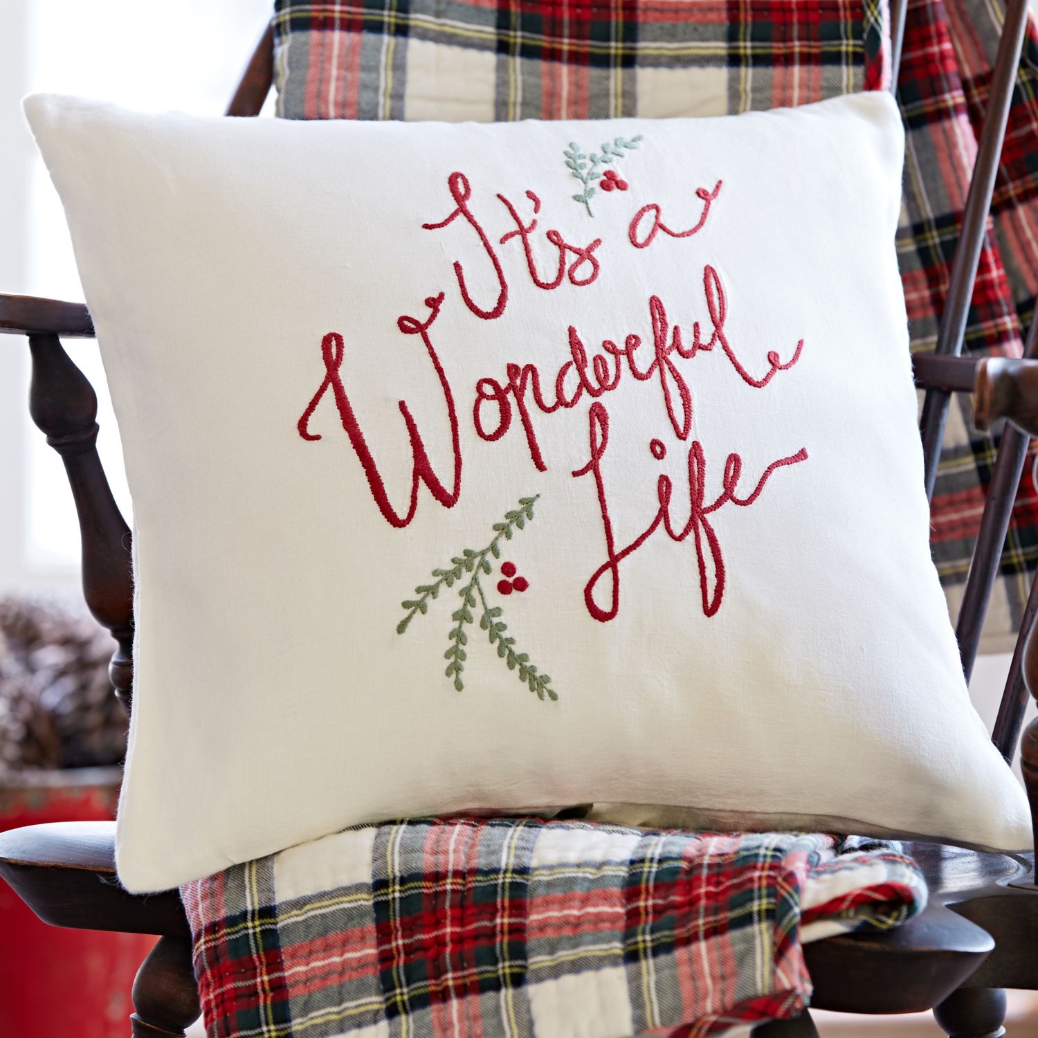 Toss Pillow - Wonderful Life 21x21