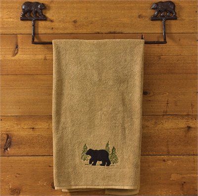 Cast Bear Towel Bar 24&quot; (PD)