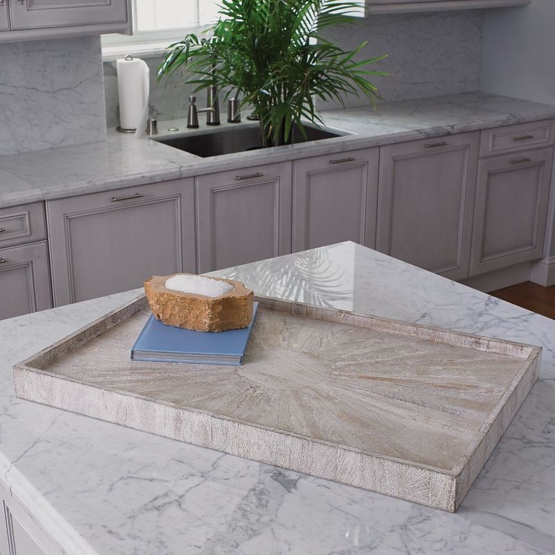 Driftwood Ottoman Tray - 