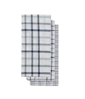 Catalina Check Tea Towel S/3 - 
