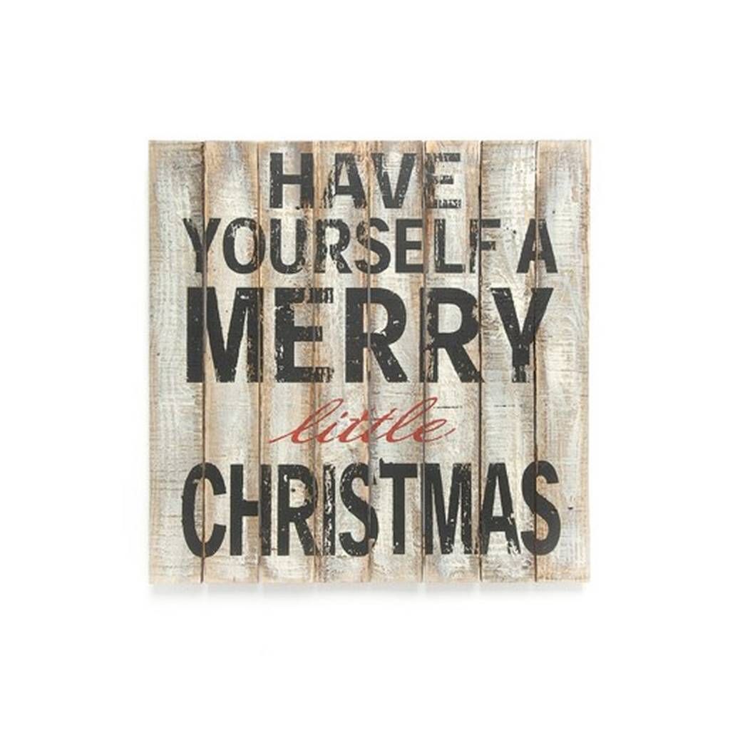 Merry Xmas Wall Art (Pin Cen)