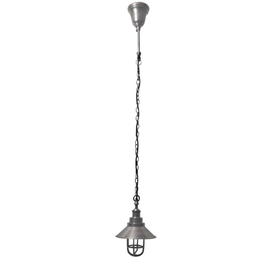 Pippa Hanging Lamp Antique Silver Finish (NACH)