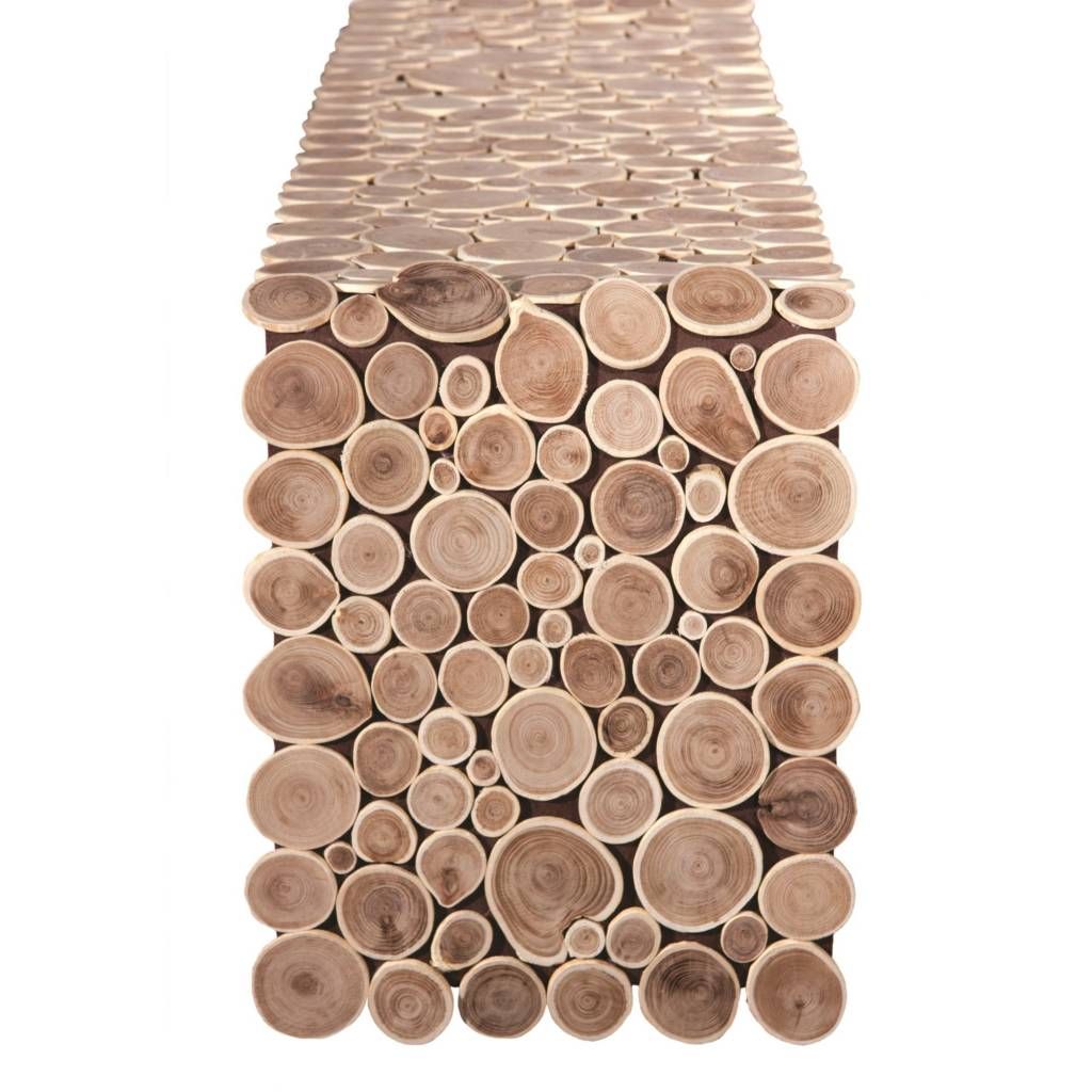 Wood Rounds Runner, 72&quot; (Cand)