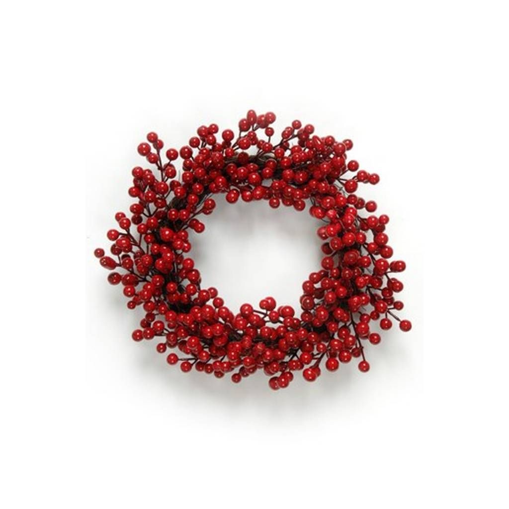 Berry Red Wreath (Pin Cen)