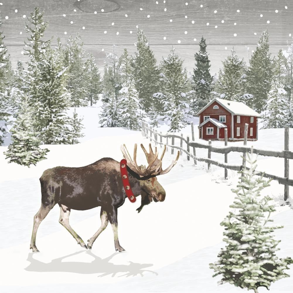 Wintry Moose 