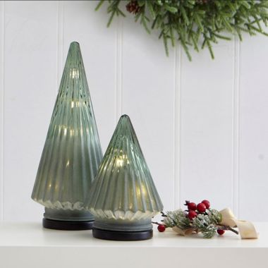 Frosted Green LED Tree - 